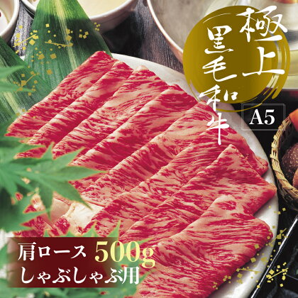 博多 黒毛 和牛 肩 ロース しゃぶしゃぶ 用 500g 黒毛和牛 牛 肩ロース 福岡県 福岡 赤村 3NA10-S