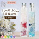 【ふるさと納税】ハーバリウム「福智の煌」選べるカラー2本セット 母の日 ギフト 贈答用 プレゼント お祝い 福岡 送料無料 母の日 U33-05-01 U33-...
