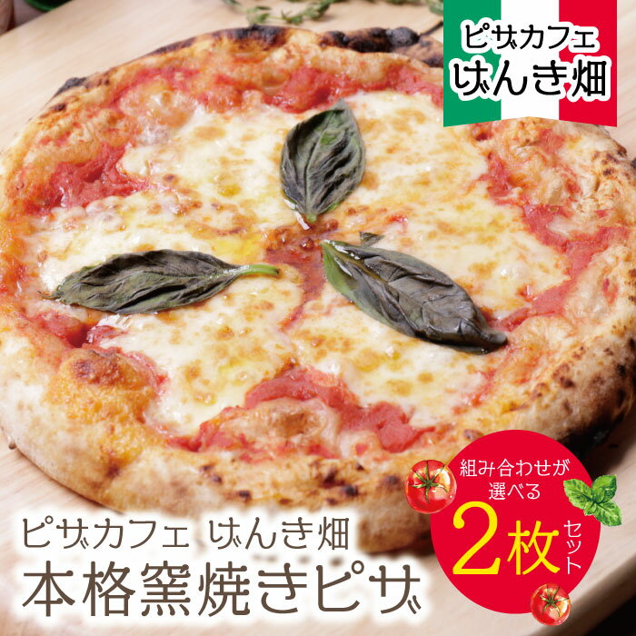 【ふるさと納税】 げんき畑 ピザ 2枚セット＜赤のマルゲリータ＆お好みのピザ＞2枚セット ピッツァ ピザ 専門店 食べ比べ セット レビューキャンペーン開催中 手作り 惣菜 人気 簡単 冷凍 P24のサムネイル