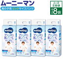 【ふるさと納税】【2ヶ月連続定期便】ムーニーマン 男の子用 ビッグサイズ 38枚×4袋×2回 合計304枚 パンツタイプ 体重12〜22kg 子供用 ユニ・チャ...
