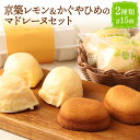 【ふるさと納税】京築レモン かぐやひめのマドレーヌ セット 2種類 合計15個 京築レモン10個 かぐや姫の卵のマドレーヌ5個 洋菓子 マドレーヌ お菓子 レモン おやつ デザート レモンケーキ ケーキ スイーツ 福岡県 苅田町 国産 送料無料