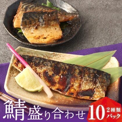 鯖 盛り合わせ 鯖のぬかだき 塩焼き 2種 各5パック 合計10パック 合計約1.2kg サバ 鯖 さば 魚 ぬかだき 郷土料理 湯煎 レンジ レトルト 福岡県 苅田町 送料無料