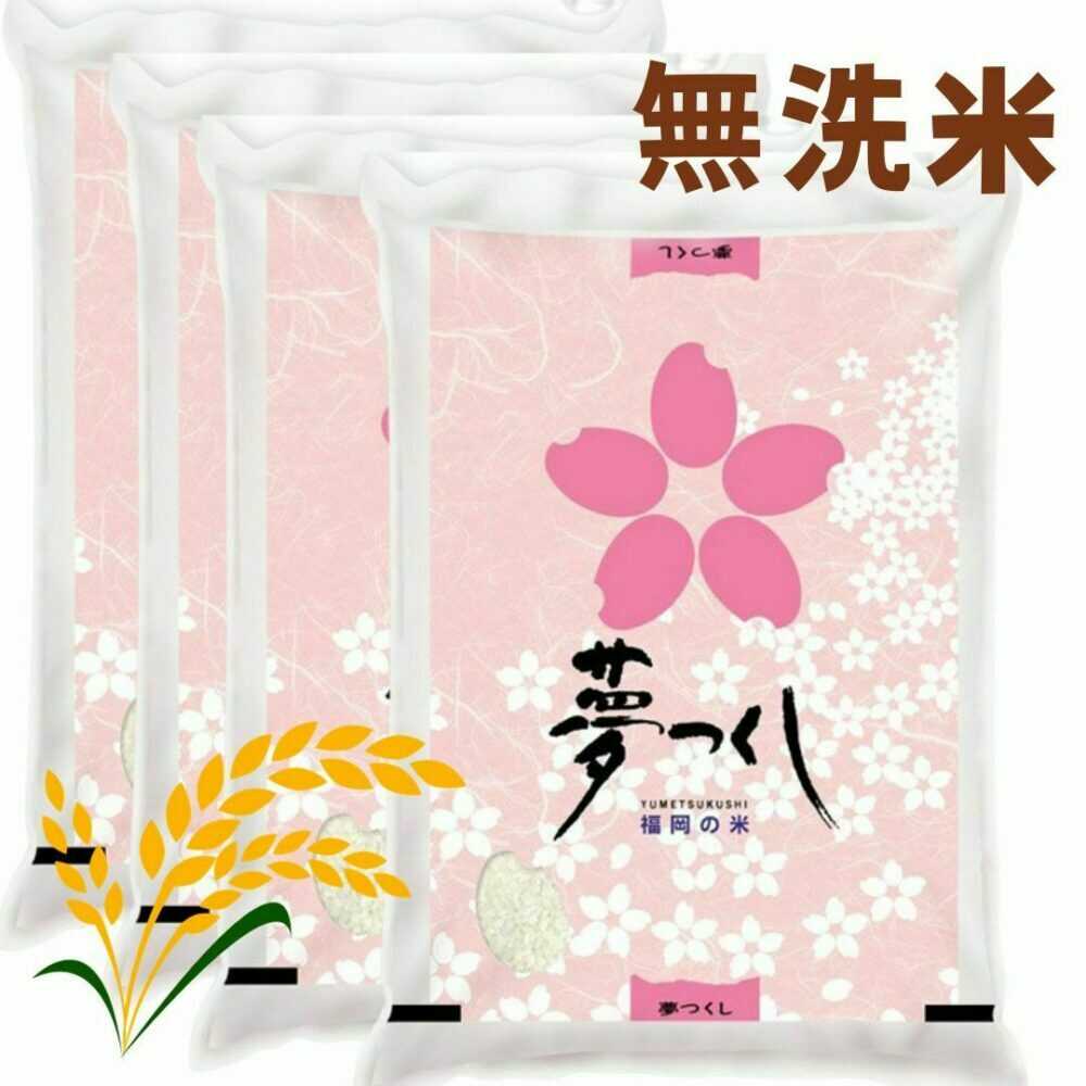 [先行予約][令和7年産]福岡県産 ブランド米 夢つくし 無洗米 計20kg 吉富町/株式会社ゼロプラス[BGAA089] 米 こめ コメ お米 白米 ご飯 ごはん ゆめつくし 美味しい おすすめ 人気 5キロ 20キロ 一等米 小分け 便利 国産 福岡県 送料無料 ふるさと納税