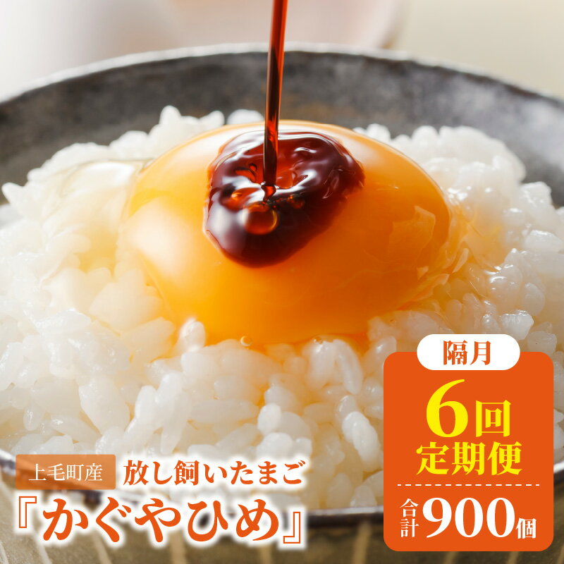 2位! 口コミ数「0件」評価「0」【定期便】 6回 隔月 放し飼い たまご 150個 計 900個 生卵 鶏卵 かぐやひめ ブランド卵 平飼い こだわり 卵かけご飯 ご飯 お･･･ 