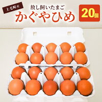 【ふるさと納税】卵 20個 かぐやひめ 国産 福岡上毛町産 鶏卵 地鶏の卵 平飼い 放し飼いたまご 生卵 たまごかけご飯 炊きた...