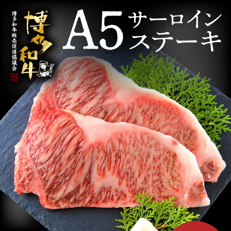 【ふるさと納税】肉 牛肉 博多和牛 A5 サーロインステーキ ステーキ 厳選部位 500g 250g × 2枚 黒毛和牛 プロ厳選 やわらか ジューシー お土産 ギフト お取り寄せグルメ お取り寄せ 送料無料 福岡県 上毛町