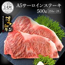 【ふるさと納税】肉 牛肉 博多和牛 A5 サーロインステーキ ステーキ 厳選部位 500g 250g × 2枚 黒毛和牛 プロ厳選 やわらか ジューシー..