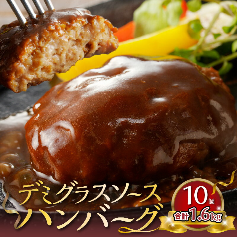 9位! 口コミ数「0件」評価「0」【レビューキャンペーン対象】 デミグラスハンバーグ 160g × 10個 セット こだわり デミグラスソース ハンバーグ レトルト レンジ ･･･ 