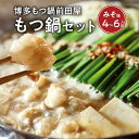 【ふるさと納税】博多もつ鍋 みそ味 セット 4〜6人前 もつ鍋 やみ付き もつ 旨味 ぷりっぷり 食感 こだわり 和牛 ホルモン 特製 スープ にんにく ゆずこ...