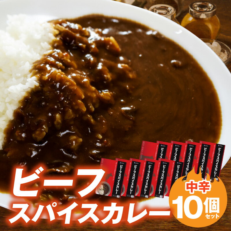 26位! 口コミ数「0件」評価「0」ビーフスパイスカレー 1袋 180g 10個 セット 平茸 牛肉 野菜 32種類 スパイス 平茸 椎茸 たまねぎ 人参 レンコン ゴボウ 中･･･ 