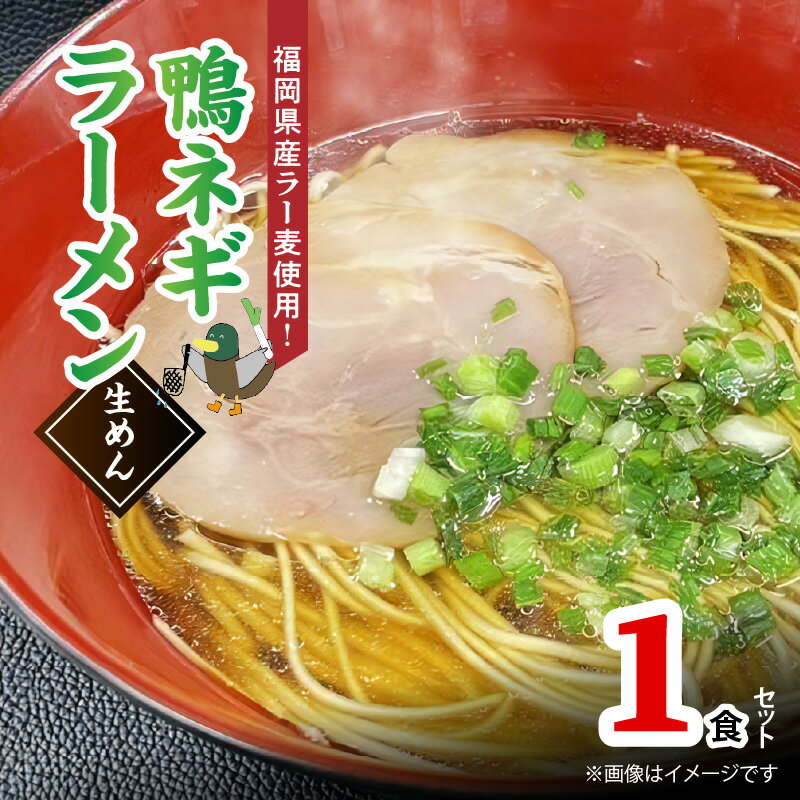 ラー麦使用 鴨ネギ ラーメン 1人前 送料無料