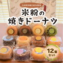 【ふるさと納税】米粉 ドーナツ 12個セット 九州産米粉 100%使用 焼きドーナツ 詰め合わせ 焼き菓子 ギフト お菓子 おやつ スイーツ デザート 国産 個...