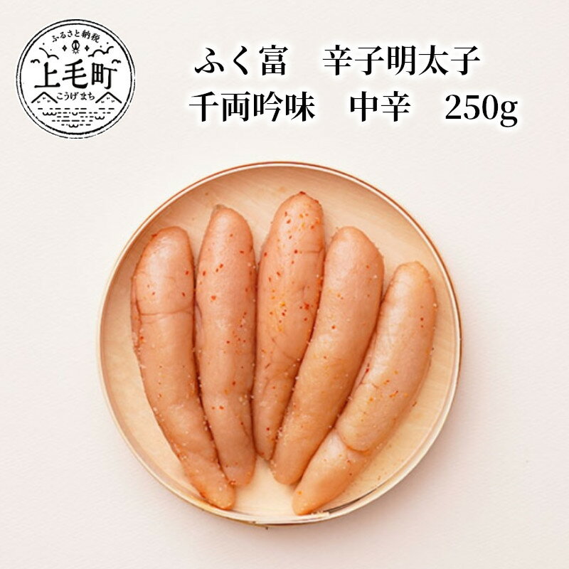 ふく富　辛子明太子　千両吟味　中辛　250g　KNS1903