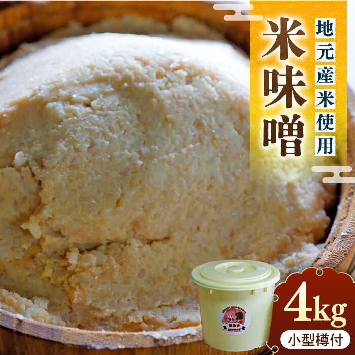 [令和7年1月発送予約]味噌 福みそ 4kg[築上町][安部味噌製造所] 12000円 [ABAF009]