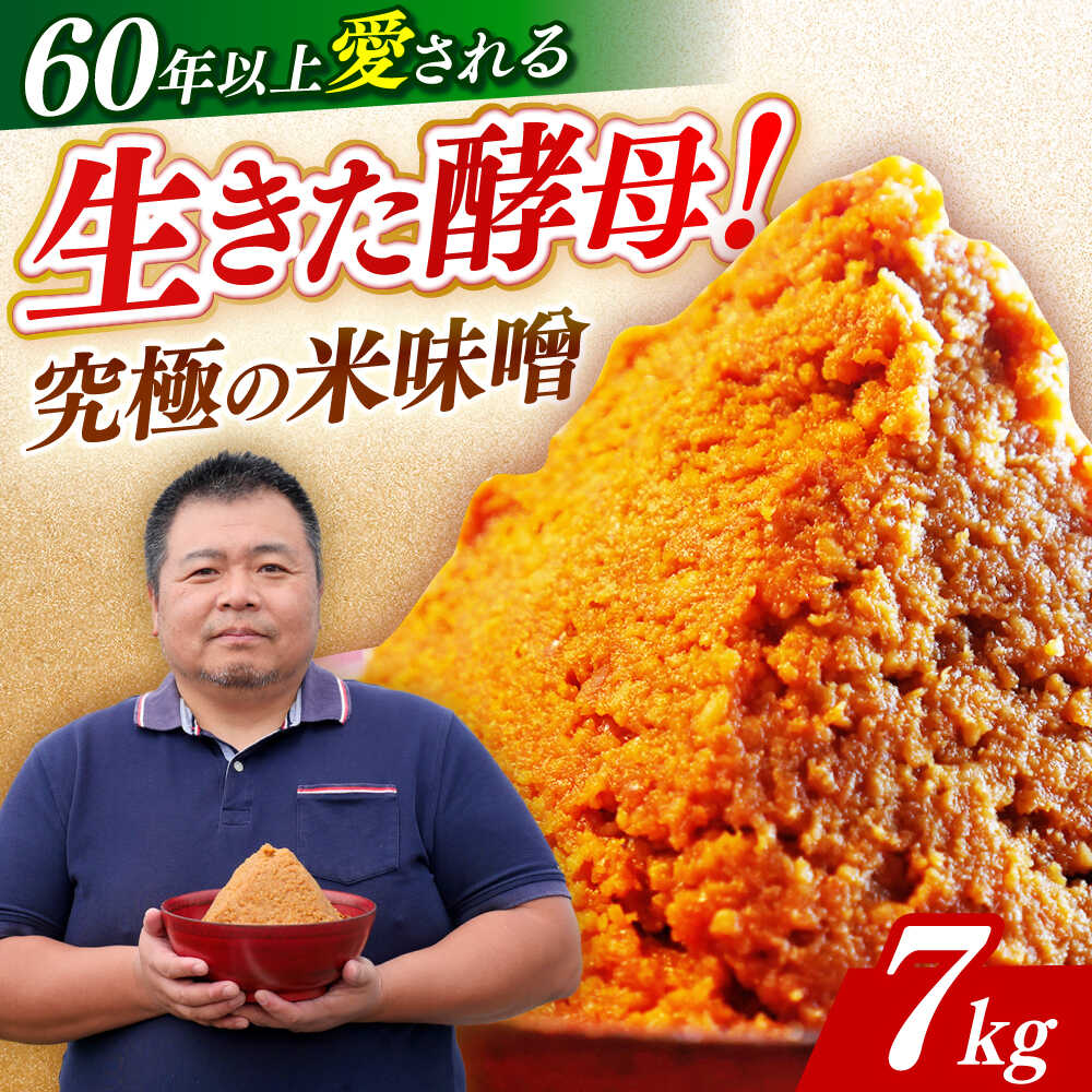 【ふるさと納税】【令和7年1月以降発送】 福みそ 米味噌 7kg《築上町》【安部味噌製造所】 [ABAF015] 1..