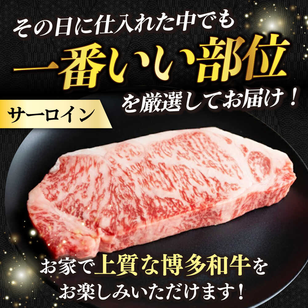 【ふるさと納税】【溢れる肉汁と濃厚な旨味】博多和牛 サーロイン 1kg (250g×4枚)《築上町》【株式会社MEAT PLUS】 #BBQ [ABBP015] 33000 33000円 f406473-chikujo-10000267 福岡県築上町 サンプル画像3