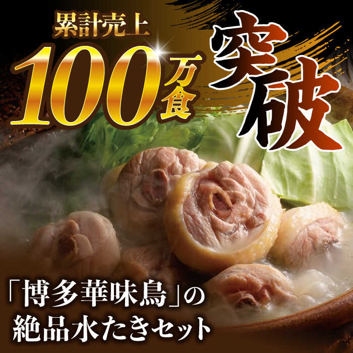 【ふるさと納税】 博多華味鳥 水炊き セット ちゃんぽん付き 3~4人前 (選べる容量)《築上町》【トリゼンフーズ】博多 福岡 鍋 鶏 水たき みずたき 定期便 [ABCN003]