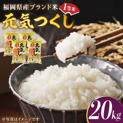 【令和5年産】福岡県産ブランド米「元気つくし」白米 20kg (5kg×4袋)《築上町》【株式会社ゼロプラス】40000円 4万円 [ABDD005]