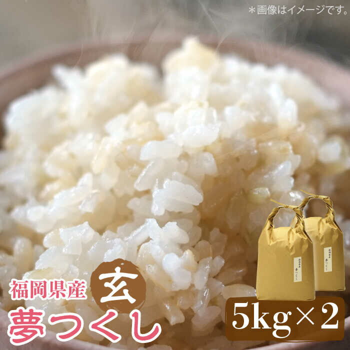 【ふるさと納税】福岡の食卓ではおなじみの人気のお米「夢つくし」5kg×2袋 17000円 [10kg] 17000円 [玄米]《築上町》【株式会社ベネフィス】17000円 [ABDF034]