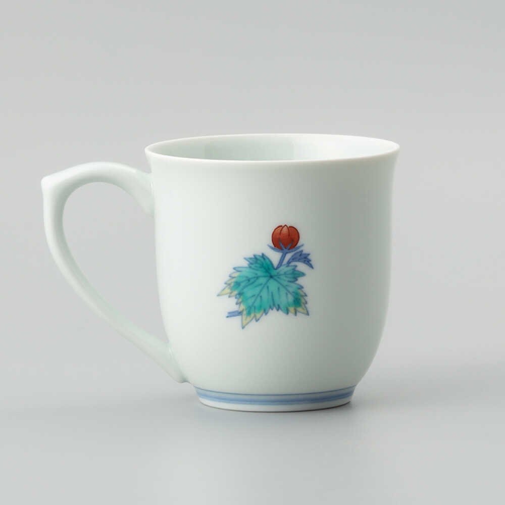【ふるさと納税】【有田焼】重要無形文化財 マグカップ 芙蓉菊絵 / 佐賀県 / 今右衛門焼佐賀店有銘堂[41AAAY017] f410004-saga-10002496 佐賀県 サンプル画像3