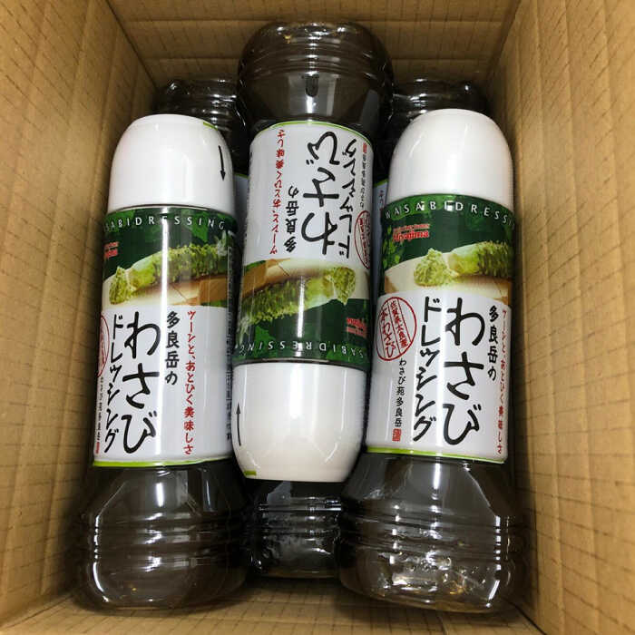 【ふるさと納税】多良岳わさびドレッシング280ml×6本 / 和風ドレッシング つけダレ　調味料 / 佐賀県 [41AECT001]