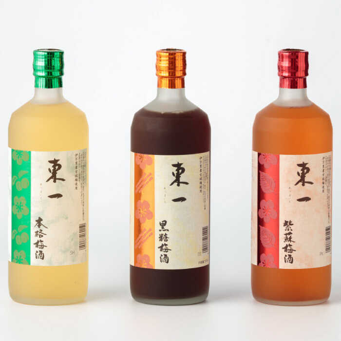 東一(本格梅酒・黒糖梅酒・紫蘇梅酒)720ml×3本 / 梅酒 食前酒 食後酒 / 佐賀県 / 有限会社嬉野酒店