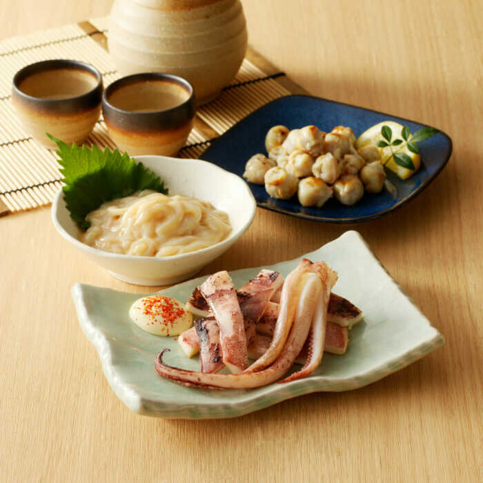お酒が進む!イカの珍味 3点セット(塩辛/とんび/一夜干し) / おつまみ イカ 珍味 / 佐賀県 / 丸福水産