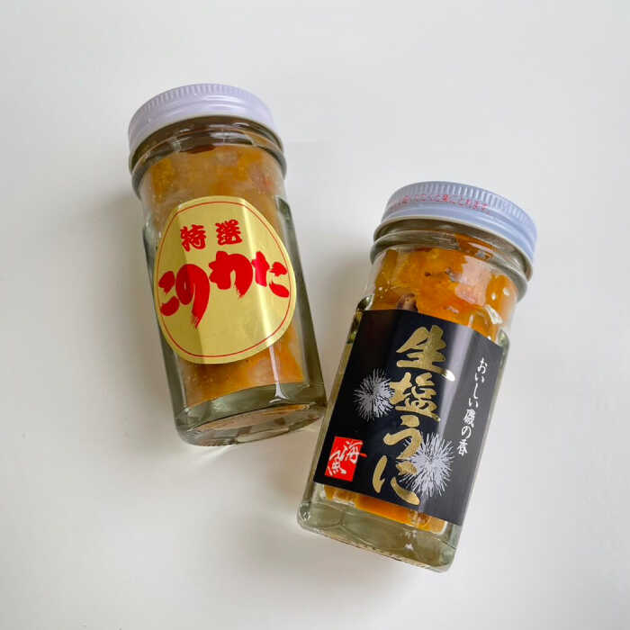 このわた 塩うにセット 各60g×2種 / なまこ うに ウニ 雲丹 酒の肴 / 佐賀県 / 海魚 