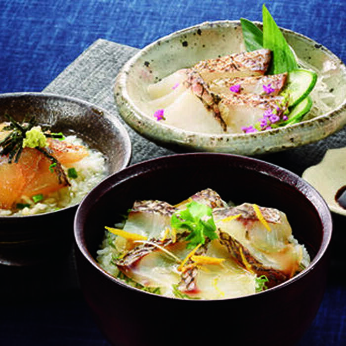 【ふるさと納税】職人漁師が養殖！鯛丼・鯛茶漬けにおすすめの真鯛昆布〆 約160g（80g×2パック） / 佐賀県 / マキハラ[41AOCS034]