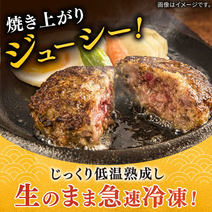【ふるさと納税】佐賀牛本生ハンバーグと国産黒毛和牛本生ハンバーグ 2種食べ比べセット 計4個（2種×2個）/ ハンバーグ 冷凍 小分け 簡単調理 和牛 / 佐賀県 / 株式会社中山牧場 [41AOCW003]