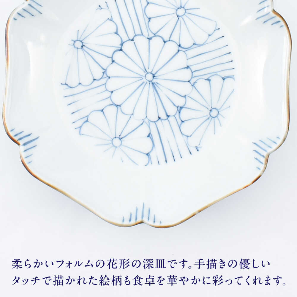 【ふるさと納税】【有田焼】菊紋 和皿 / 焼き物 磁器 / 佐賀県 / 株式会社まるぶん [41APCD073] f410004-saga-10002513 佐賀県 サンプル画像2