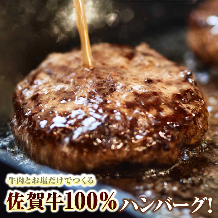 【ふるさと納税】【全12回定期便】佐賀牛100％ハンバーグ4個と赤身ステーキ300g / 牧場直送 精肉 ブランド牛 和牛 黒毛和牛 小分け / 佐賀県 / 有限会社佐賀セントラル牧場[41ASAA208]