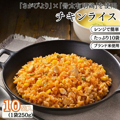 JAさがオリジナルチキンライス 250g×10袋：B110-006