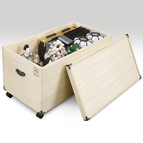 【ふるさと納税】桐たんす 総桐ひな人形収納ケース深型1段 TS-1BL：B750-002