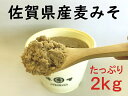 【ふるさと納税】佐賀県産 麦みそ2kg：B110-013