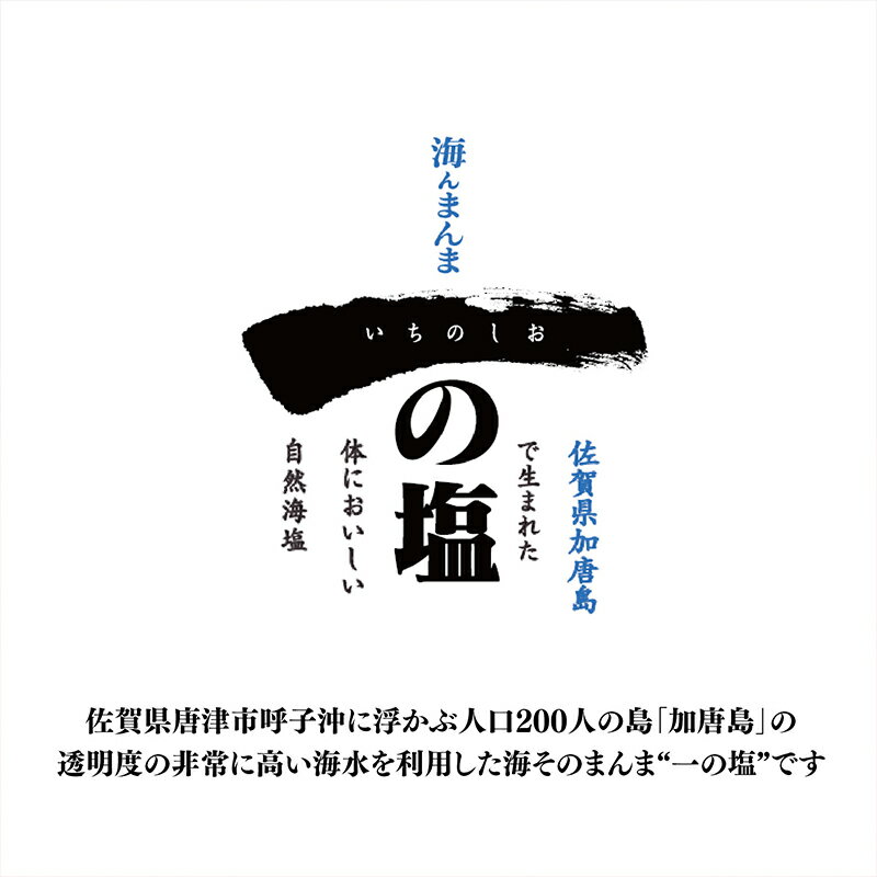 【ふるさと納税】唐津 一の塩 1kg×5袋 (さらさらタイプ) 調味料 料理 しお ソルト 「2024年 令和6年」