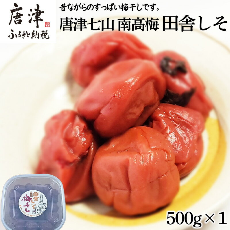 唐津市七山南高梅 田舎梅 (500g×1) 梅干し うめぼし うめ しそ ご飯のお供 #irodoriからつ四季の返礼品