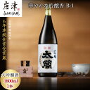 【ふるさと納税】唐津地酒太閤 華やかな吟醸香と軽やかな味わい 山田錦38%精米 低温発酵 大吟醸酒 1800ml 1本 日本酒 B-1 「2025年 令和7年」
