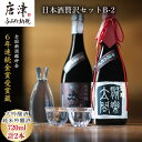 【ふるさと納税】唐津地酒太閤 香味のバランスに特別に優れた中汲み大吟醸酒と深みのある味わいの純米吟醸酒 720ml各1本(計2本) 日本酒贅沢セットB-2 「2...