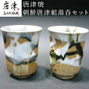 【ふるさと納税】唐津焼 面取り朝鮮唐津組湯呑 セット お茶 お酒 「2025年 令和7年」