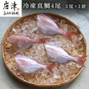 【ふるさと納税】冷凍真鯛 2尾500g×2P(合計1kg) 佐賀県唐津産 天然 真空パック 刺身 煮付 塩焼き 「2024年 令和6年」 1