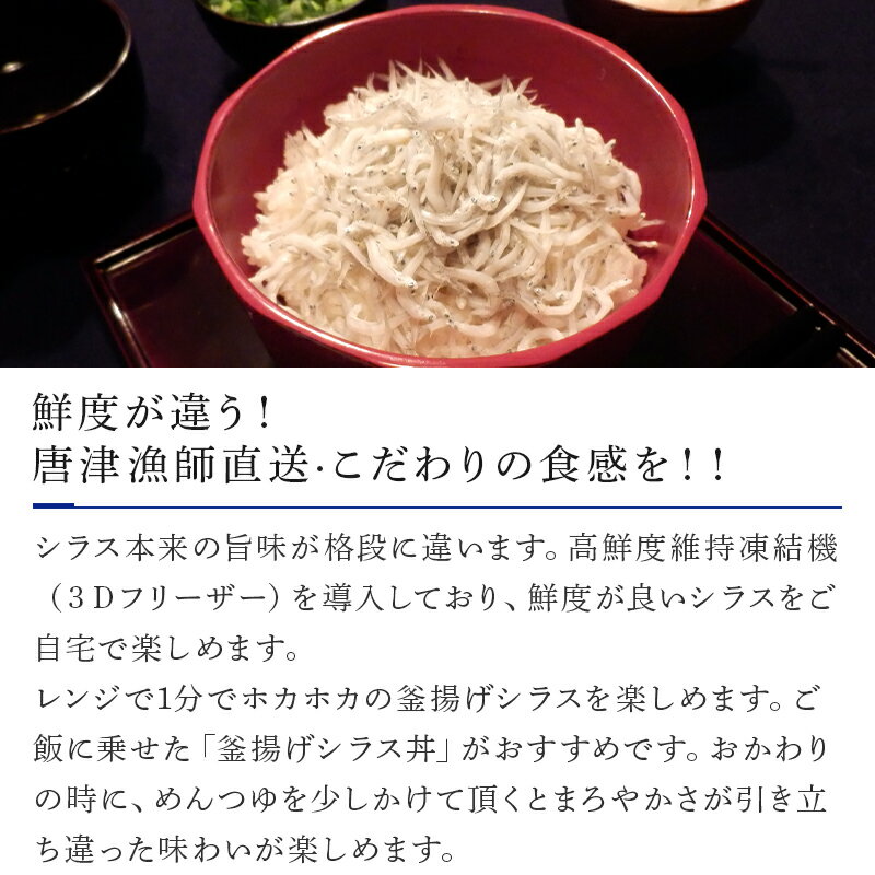 【ふるさと納税】釜揚げしらす 120g×6パック(合計720g) レンジで簡単 魚介類 ご飯のお供 「2022年 令和4年」