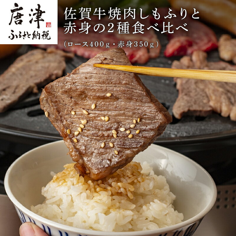 30位! 口コミ数「0件」評価「0」佐賀牛焼肉しもふりと赤身の2種食べ比べ(ロース400g・赤身350g) 「2024年 令和6年」