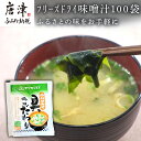 【ふるさと納税】マツキン醸造 フリーズドライ味噌汁100袋!!〜ふるさとの味をお手軽に〜 「2025年 令和7年」
