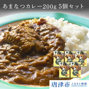 【ふるさと納税】あまなつカレー 5個セット