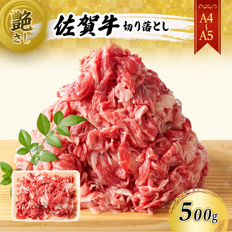 佐賀牛 艶さし![A4〜A5]佐賀牛切り落とし 500g 肉 お肉 牛肉 和牛 牛 ※配送不可:離島 [鳥栖市]