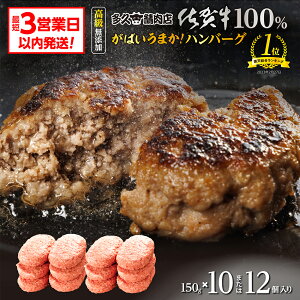 【ふるさと納税】 佐賀牛の旨みがぎっしり 和牛100%使用 ハンバーグ 150g×12個 10個 個包装 佐賀県産 国産 佐賀牛 黒毛和牛 和牛 肉 お肉 牛肉 ハンバーグ ギフト 贈答 贈答用 人気 ランキング 20000 20000円 c-55