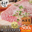 【ふるさと納税】佐賀牛 サーロインステーキ 250g×2枚 計500g 定期便 隔月6回 【 佐賀牛 サーロイン ステーキ 定期便 】250g×2枚が6回【隔月...