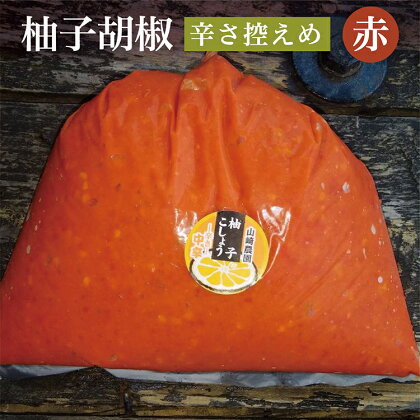 b－183　銀座有名店使用の柚子胡椒（ゆずこしょう）【赤】【辛さ控えめ】1kg