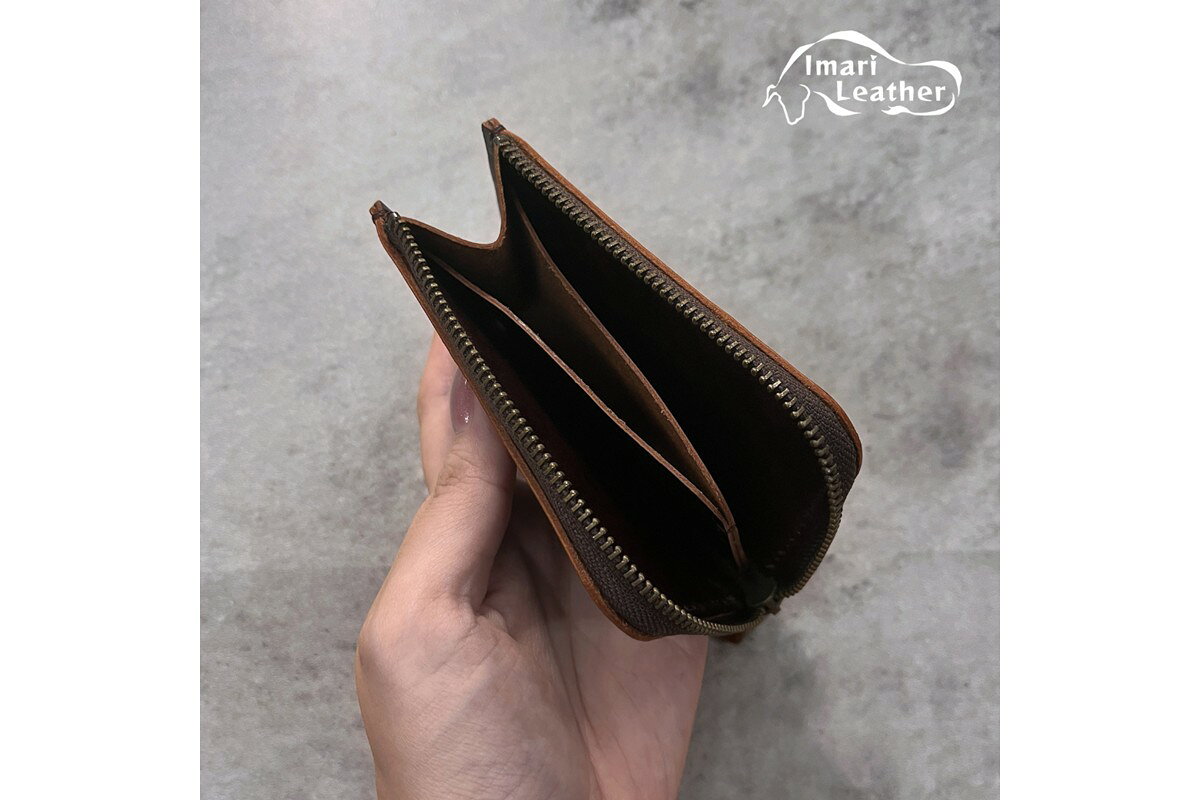 【ふるさと納税】【伊万里レザー】ミニ財布【職人手縫い】 115-N255